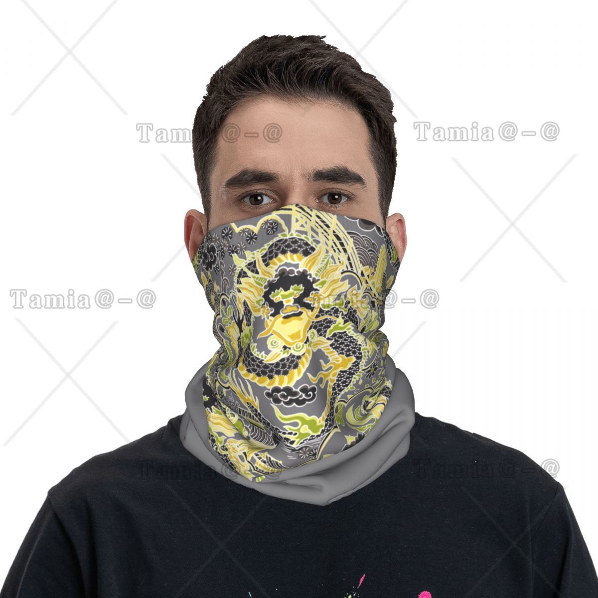 ผ้าพันคอแบบทูบลายมังกรจักรพรรด - Neck Warmer Tube บทวิจารณ์และราคา