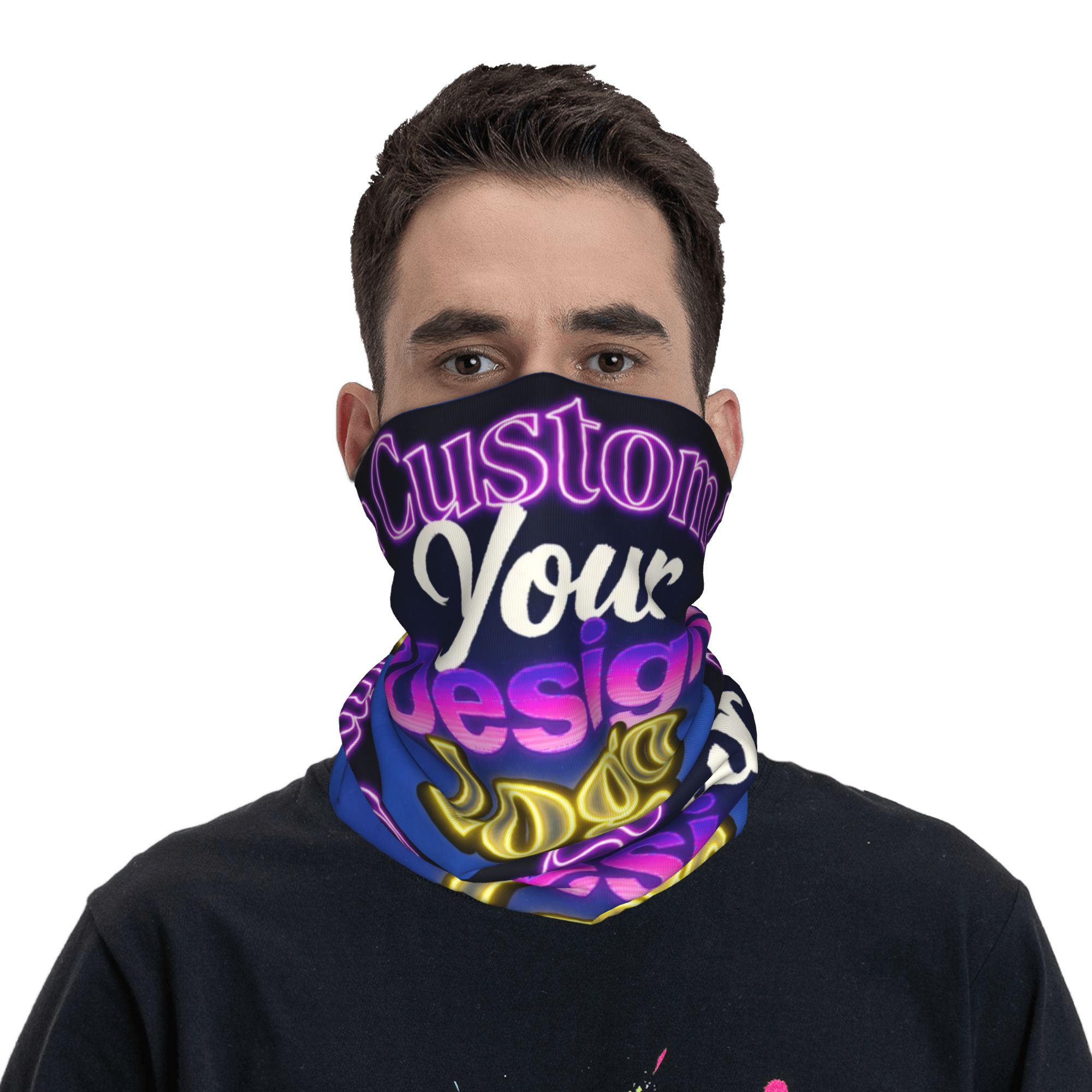 ผ้าพันคอแบบมีโลโก้ตามสั่ง ออกแ - Neck Warmer Tube บทวิจารณ์และราคา