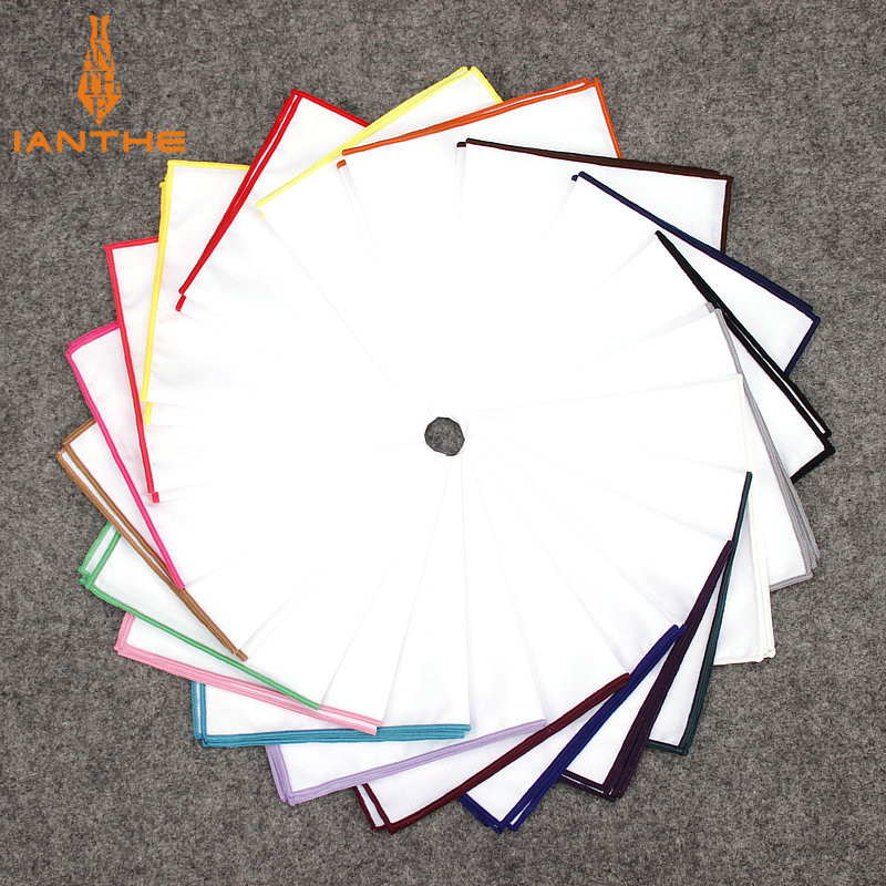 2018 แฟชั่นบุรุษผ้าฝ้ายสีขาวผ้ - Handkerchief Cotton Men บทวิจารณ์และราคา