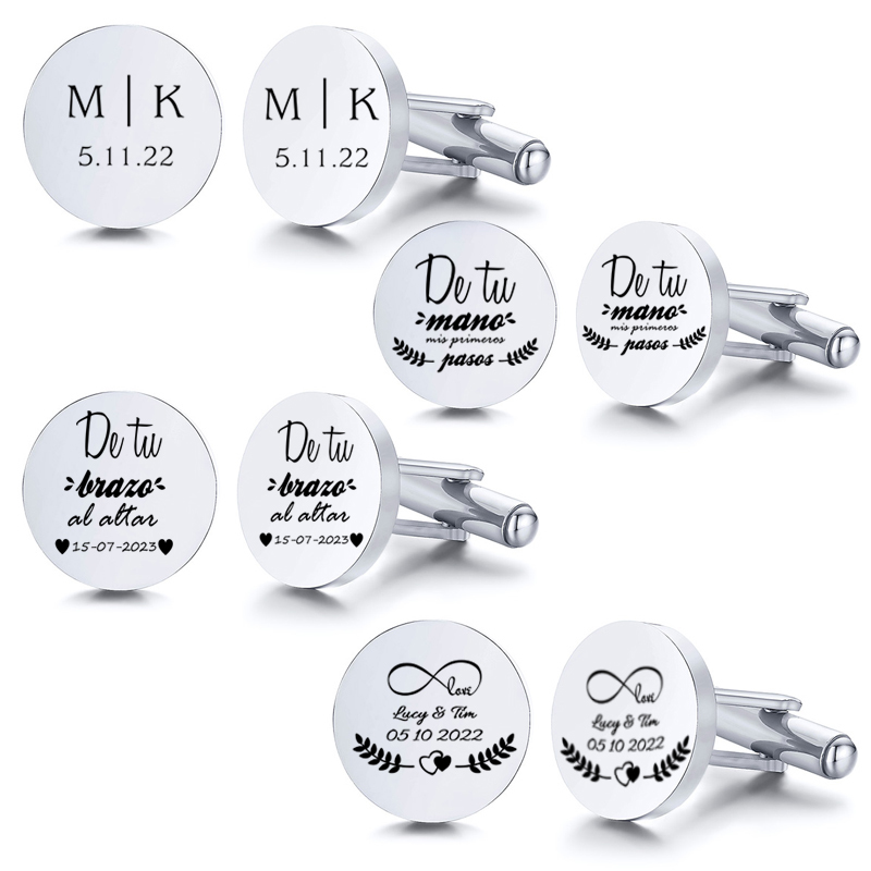 ส่วนบุคคลแกะสลักเริ่มต้น Cuffl - Tie Clip Silver บทวิจารณ์และราคา