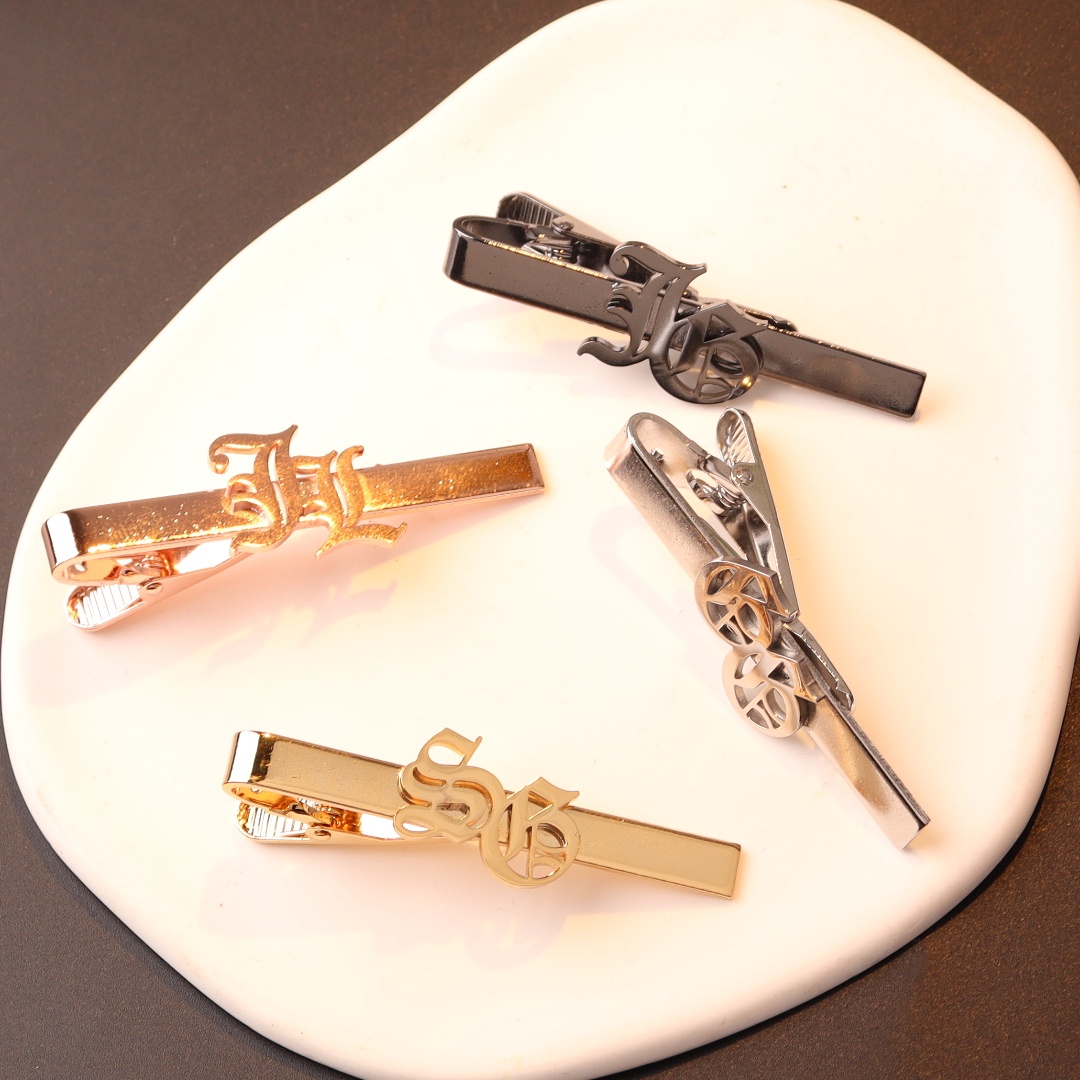 Custom ชื่อเริ่มต้น Tie คลิปสํ - Tie Clip Silver บทวิจารณ์และราคา