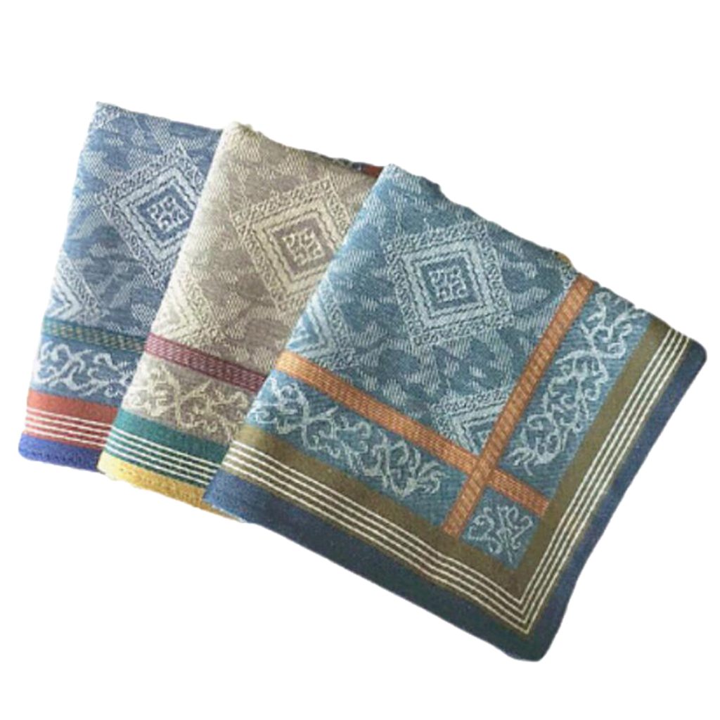 3pcs บุรุษงานแต่งงานผ้าเช็ดหน้ - Handkerchief Cotton Men บทวิจารณ์และราคา